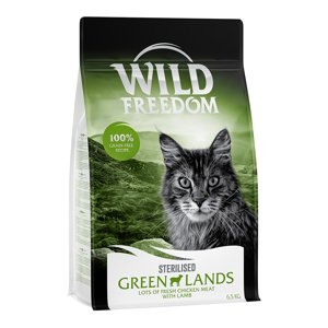 6,5kg Wild Freedom Adult Sterilised "Green Lands" bárány - gabonamentes száraz macskatáp 20% árengedménnyel