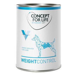 6x400g Concept for Life Veterinary Diet Weight Control nedves kutyatáp 5+1 ingyen akcióban