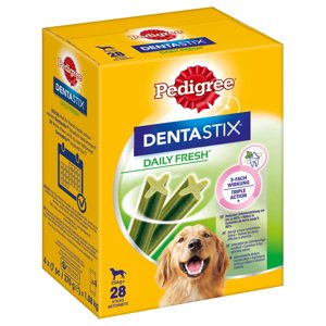 3x1080g Pedigree Dentastix Fresh nagy testű kutyáknak kutyasnack 2+1 ingyen