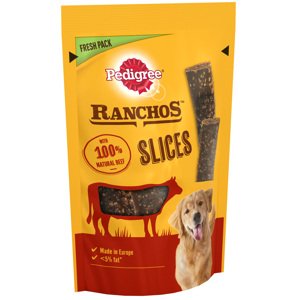 3x60g Pedigree Ranchos Slices marha kutyasnack 2+1 ingyen akcióban