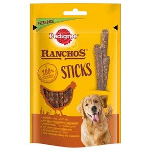 3x60g Pedigree Ranchos Sticks csirkemáj kutyasnack 2+1 ingyen akcióban