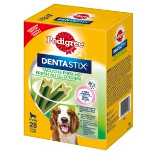 3x28db Pedigree Dentastix Fresh mindennapi frissesség közepes testű kutyáknak (10-25 kg) kutyasnack 2+1 ingyen akcióban