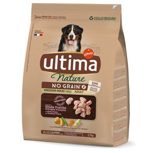 2x2,7kg Ultima Medium/Maxi pulyka száraz kutyatáp 25% árengedménnyel