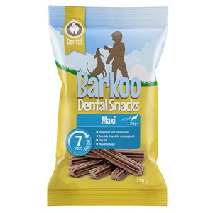 5x270g Barkoo Dental snack kutyáknak - Nagy testű  kutyáknak