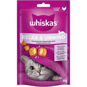 45g Whiskas Relax & Unwind csirke macskasnack