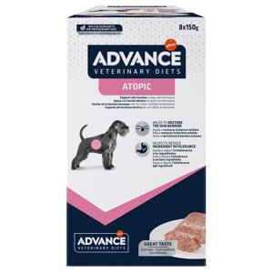 8x150g Advance Veterinary Diets Atopic Dog nedves kutyatáp 6+2 ingyen akcióban