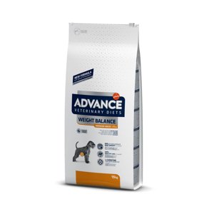 15kg Advance Veterinary Diets Weight Balance Medium/Maxi száraz kutyatáp 13+2 ingyen akcióban
