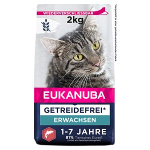 2kg Eukanuba Grain Free lazac száraz macskatáp óriási kedvezménnyel! - Adult lazac