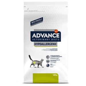 2x1,25kg Advance Veterinary Diets Hypoallergenic Feline száraz macskatáp akciósan