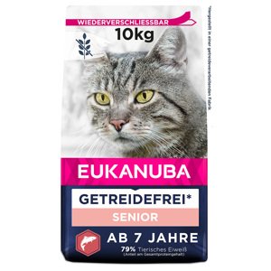 10kg Eukanuba Grain Free lazac száraz macskatáp óriási kedvezménnyel! - Senior