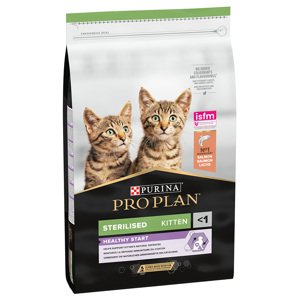 10kg PURINA PRO PLAN Kitten Healthy Start lazac száraz macskatáp 9+1 kg ingyen