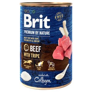 6x400g  Brit Premium by Nature gazdaságos csomag nedves kutyatáp - Marha pacallal