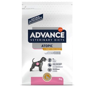 2x3kg Advance Veterinary Diets Atopic nyúl & borsó száraz kutyatáp akciósan