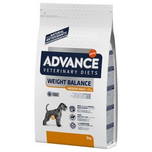 2x3kg Advance Veterinary Diets Weight Balance Medium/Maxi száraz kutyatáp akciósan