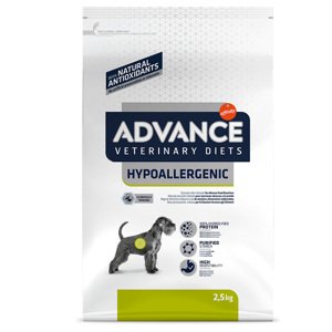 2x2,5kg Advance Veterinary Diets Hypoallergenic száraz kutyatáp akciósan
