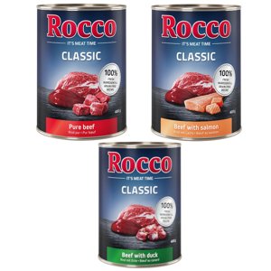 6x400g Rocco Classic próbacsomag óriási kedvezménnyel! nedves kuytatáp - Exkluzív mix