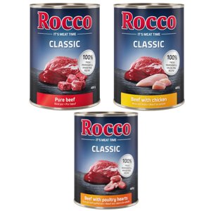 6x400g Rocco Classic próbacsomag óriási kedvezménnyel! nedves kuytatáp - Topseller mix