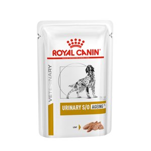 48x85g Royal Canin Veterinary Urinary S/O Ageing 7+ Mousse nedves kutyatáp