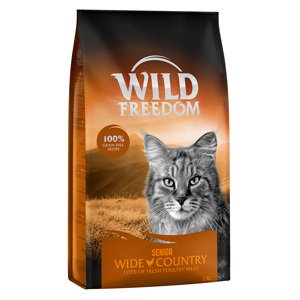 2kg Wild Freedom Senior "Wide Country " - szárnyas, gabonamentes száraz macskatáp 15% árengedménnyel