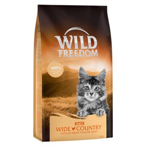 2kg Wild Freedom Kitten "Wide Country" - szárnyas, gabonamentes száraz macskatáp 15% árengedménnyel