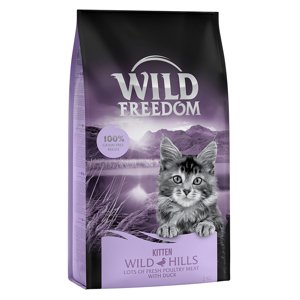 2kg Wild Freedom Kitten "Wild Hills" - kacsa, gabonamentes száraz macskatáp 15% árengedménnyel