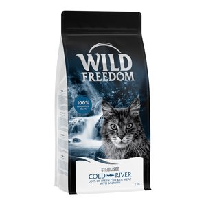 2kg Wild Freedom Adult "Cold River" Sterilised lazac - gabonamentes száraz macskatáp 15% árengedménnyel