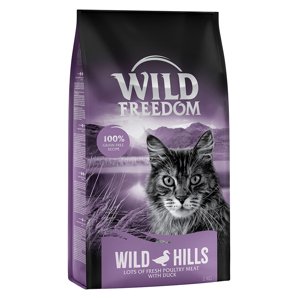 2kg Wild Freedom Adult 'Wild Hills' - kacsa, gabonamentes száraz macskatáp 15% árengedménnyel