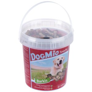 500g DogMio Barkis (semi-moist) kutyasnack tároló dobozban dupla zooPontért