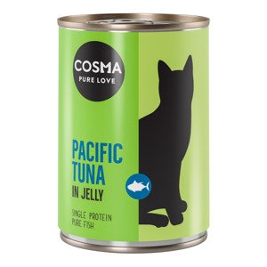 6x400g Cosma Original csendes-óceáni tonhal aszpikban nedves macskatáp akciósan