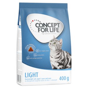 400g Concept for Life Light Adult - javított receptúra! száraz macskatáp 20% árengedménnyel