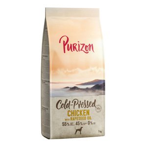 1kg Purizon Coldpressed csirke & repceolaj száraz kutyatáp rendkívüli árengedménnyel