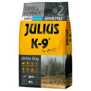 10kg JULIUS K-9 Senior Light bárány & gyógynövények száraz kutyatáp