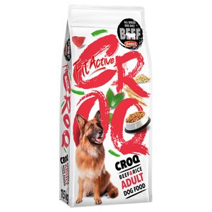 15kg FitActive CROQ Premium marha & rizs szárazeledel kutyáknak