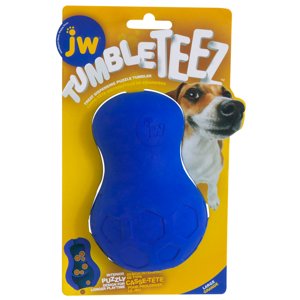 JW Tumble Teez Treat Toy kutyajáték, L méret, kék 15% kedvezménnyel