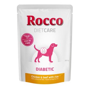 6x300g Rocco Diet Care Diabetic csirke, marha & rizs tasakos nedves kutyatáp