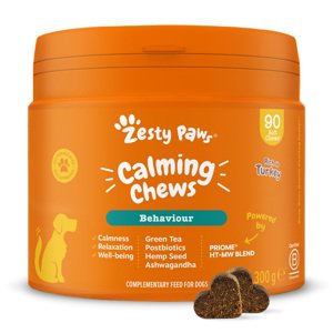 2x90db Zesty Paws Calming Chews pulyka étrendkiegészítő kutyáknak