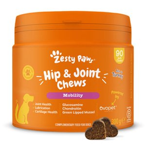 2x90db Zesty Paws Hip & Joint Chews pulyka étrendkiegészítő kutyáknak