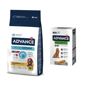 12kg Advance Adult bárány & rizs száraz kutyatáp+720g Dental Care Snack ingyen