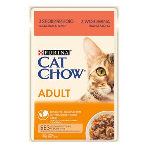 52x85g Cat Chow Adult marha nedves macskatáp