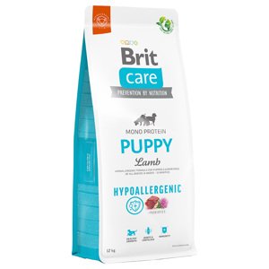 12kg Brit Care Dog Hypoallergenic Puppy Lamb & Rice száraz kutyatáp 15% árengedménnyel