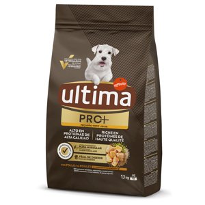 2x1,1kg Ultima Dog Mini PRO+ csirke száraz kutytáp