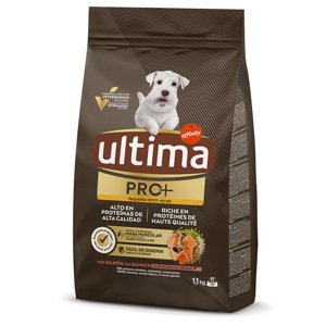 1,1kg Ultima Dog Mini PRO+ lazac száraz kutyatáp