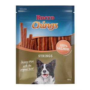 150g Rocco Chings Strings Lazac kutyasnack