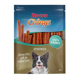 200g Rocco Chings Strings Nyúl kutyasnack