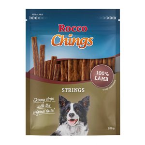 4x200g Rocco Chings Bárány Strings kutyasnack