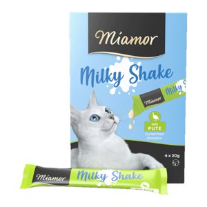 24x20g Miamor Milky Shake pulyka macskasnack 20+4 ingyen akcióban
