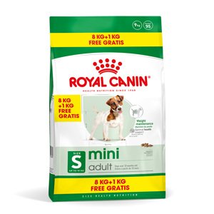 9kg Royal Canin Size Mini Adult száraz kutyatáp 8+1kg ingyen