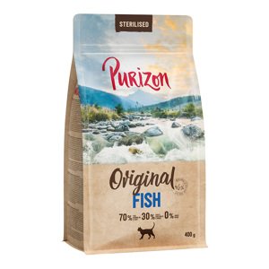 2x400g Purizon Sterilised Adult hal - gabonamentes száraz macskatáp 10% árengedménnyel