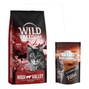 6,5kg Wild Freedom Adult "Farmlands" - marha száraz macskatáp+100g Wild Freedom Filet csirke macskasnack ingyen