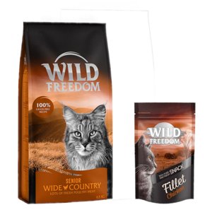 6,5kg Wild Freedom Senior "Wide Country" száraz macskatáp+100g Wild Freedom Filet csirke macskasnack ingyen
